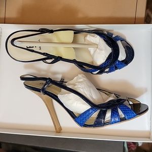 Bakers Sandal Blue Heels